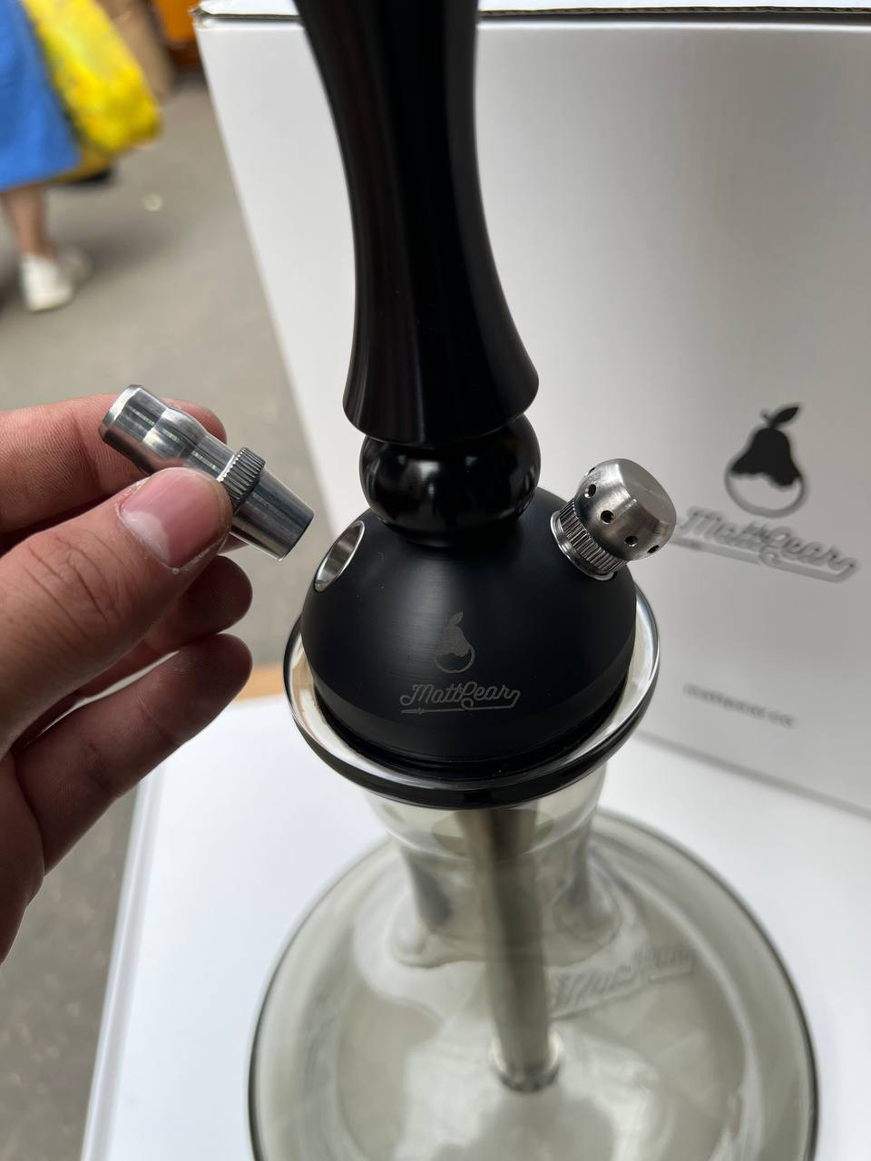 Кликните для увеличения изображения Кальян MattPear Simple M Black, изображение 2