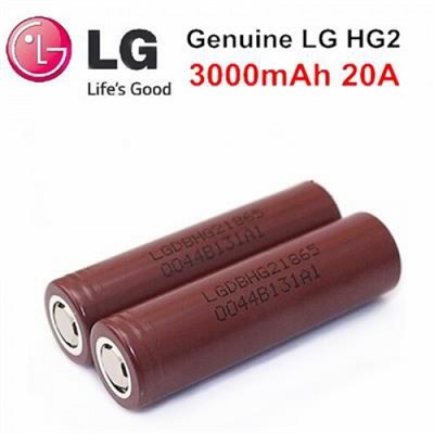 LG аккумулятор 18650-LG HG2 3000 mAh 20 A - фото 859603
